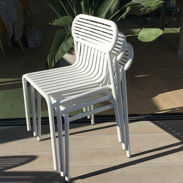 Chaises Week-end blanches